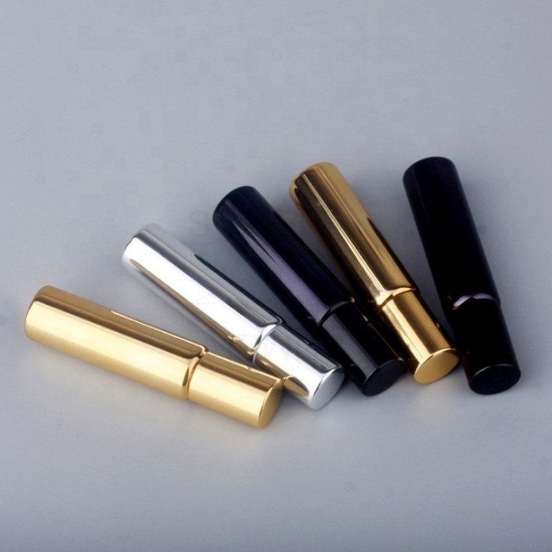 Luxury Roll on Bottle Factory - 10ml Gold Silver Black UV Printing Glass Essential Oil Bottle