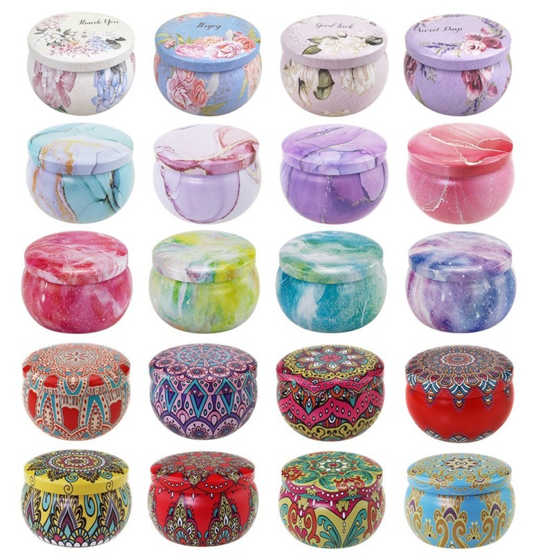 Tinplate Candle Holder Supplier - 2.2 OZ Customized Tin Soy Wax Scented Empty Candle Jars