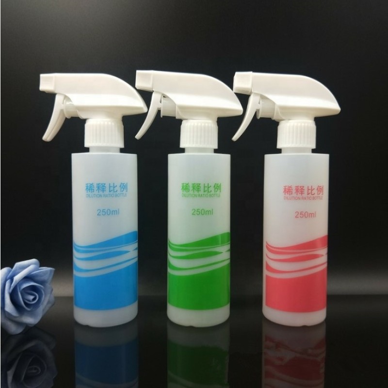 Plastic Spray Bottle Supplier - Wholesale Factory Home Furnishing Cleaning Ratio Dilution Bottle