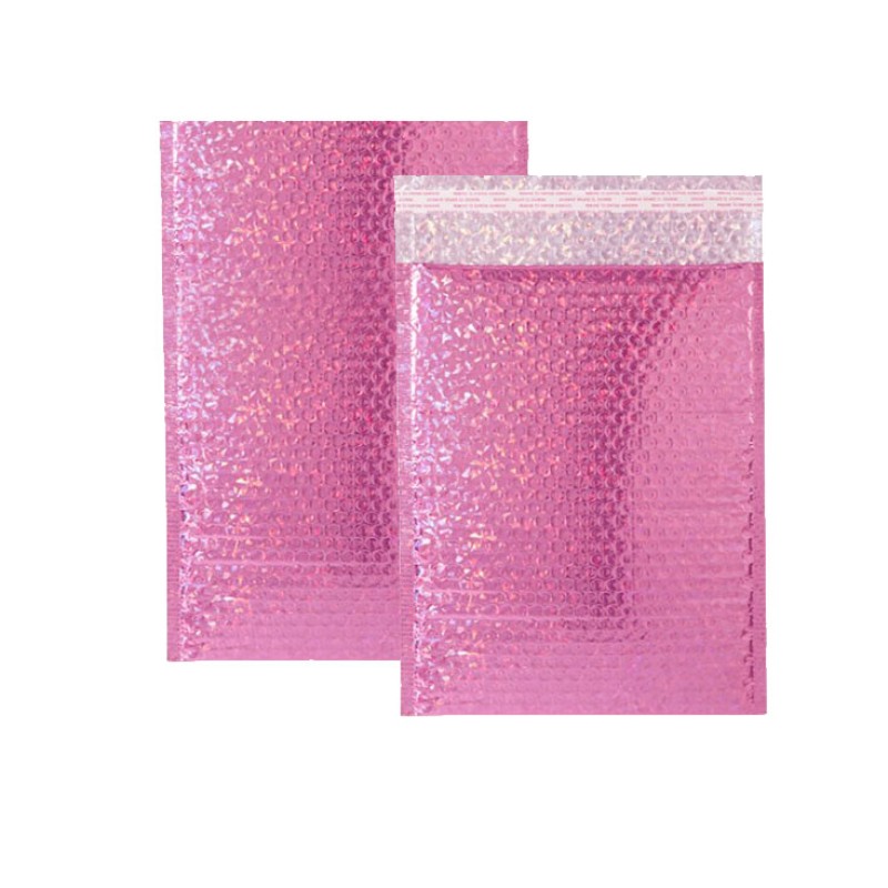 Holographic Bubble Mailer Factory - 1520cm+4cm Customized Holographic Laser Bubble Envelope