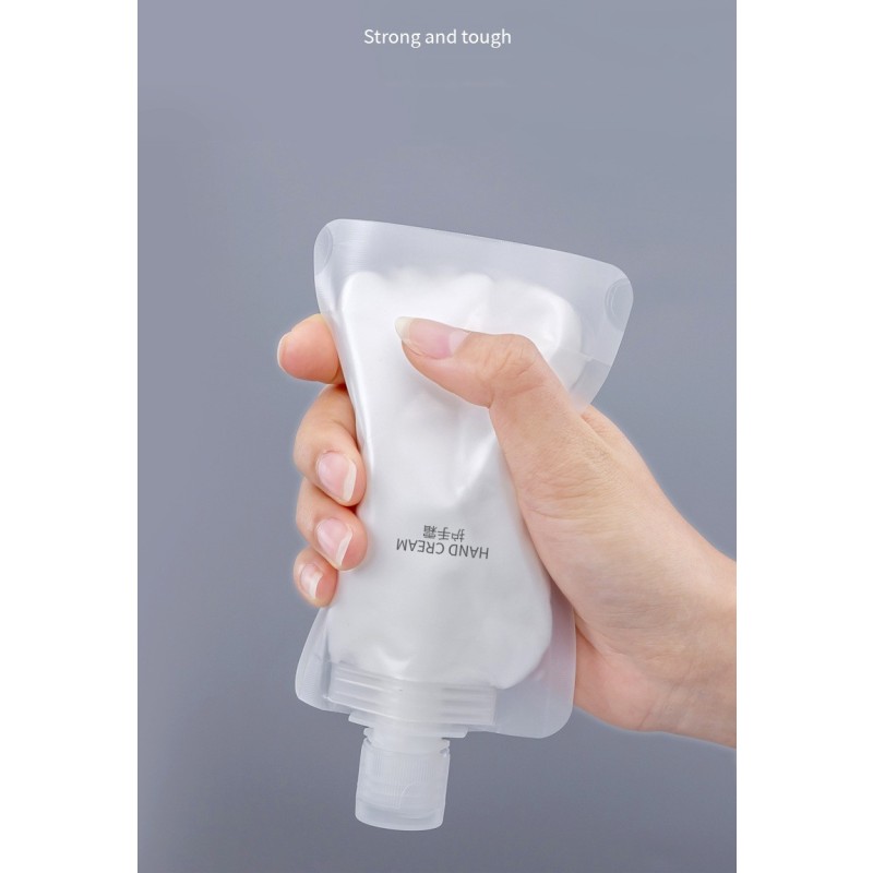 Cosmetic Trial Pouch Supplier - 30ml-100ml Disposable Portable Cosmetic Sample Transparent Bag