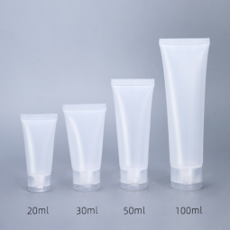 Facial Cleanser Tube Manufacturer - 100ml Luxury Custom Matte Clear Plastic Toothpaste Tube