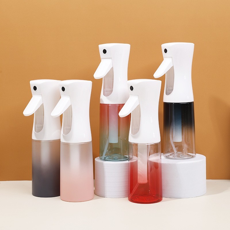 Continuous Spray Bottle Factory - 200ml 300ml Gradient Color Empty Plastic Bottle