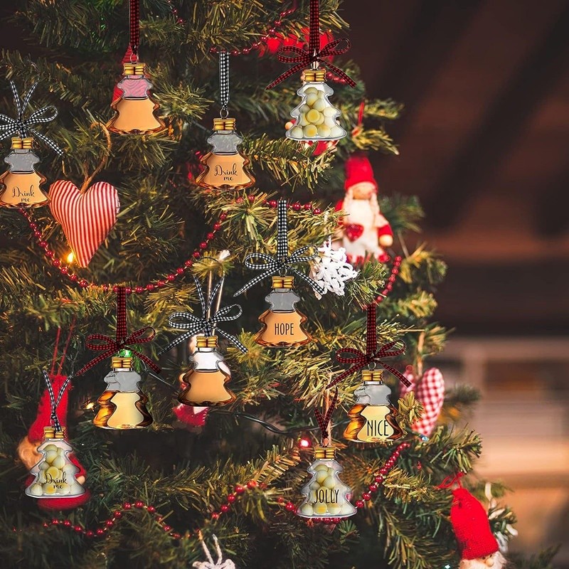 Christmas Bell Bottle Factory - Factory Outlet 50ml PET Christmas Decorative Bell Plastic Bottle