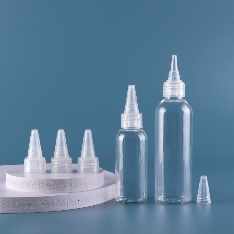 Bullet Shape Bottle Manufacturer - 30ml-500ml PET Transparent Hair Oil Condiment Honey Squeeze