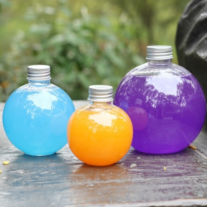 Ball Shape Bottle Manufacturer - 50ml-100ml PET Plastic Ball Shape Christmas Tree Ornaments