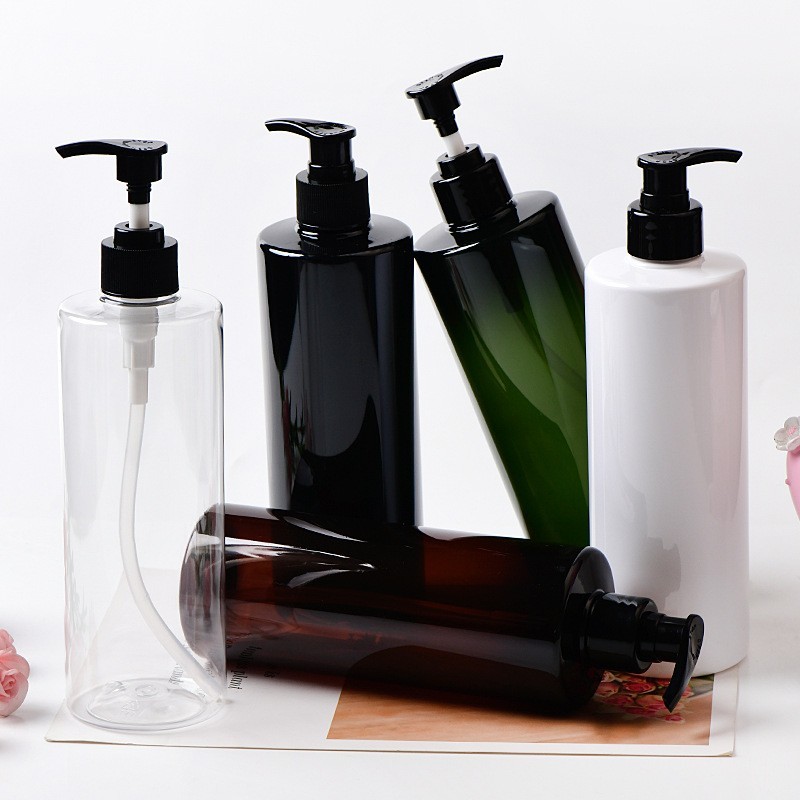 Lotion Pump Bottle Factory - 500ml 16oz PET Plastic Shower Gel Shampoo Body Lotion Container