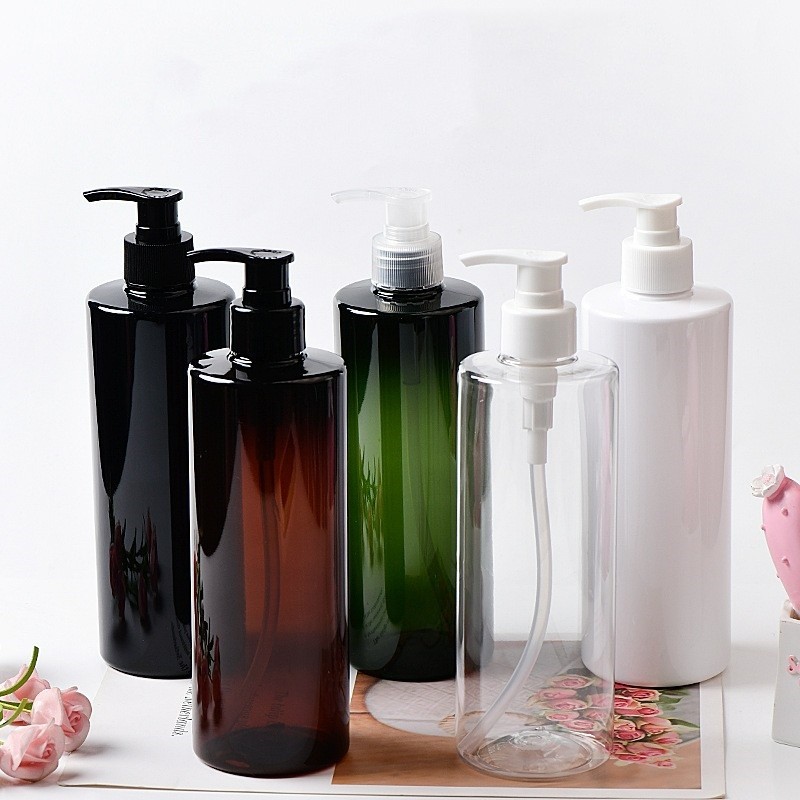 Lotion Pump Bottle Factory - 500ml 16oz PET Plastic Shower Gel Shampoo Body Lotion Container
