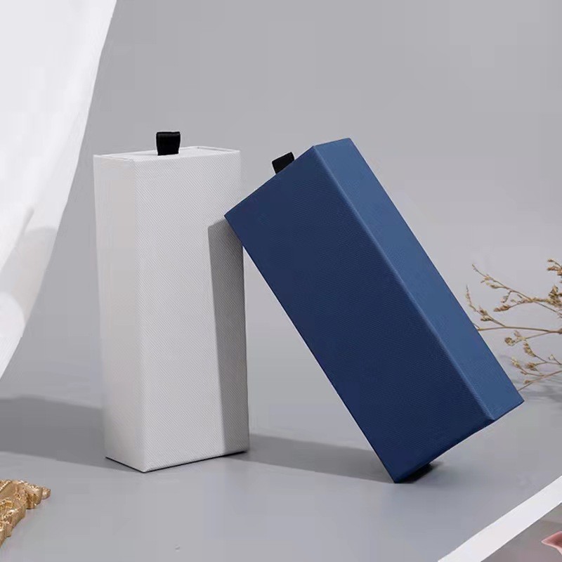 Glasses Case Box Supplier - New Custom Logo Rectangle Eyeglasses Case Hard Paper Box Drawer