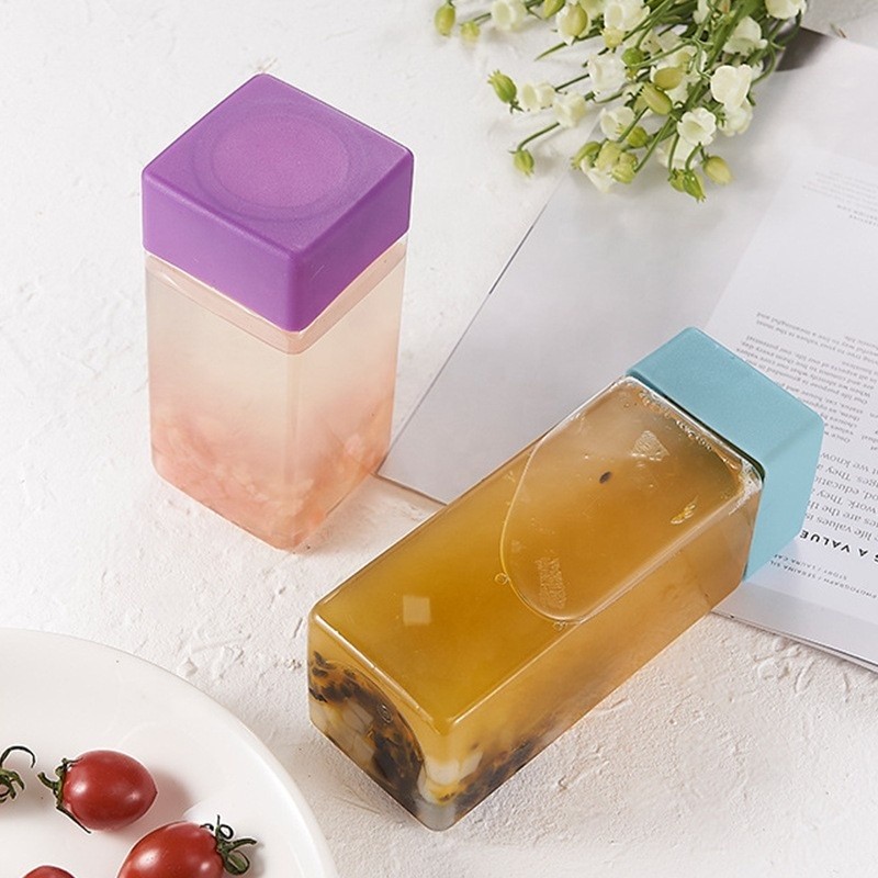 Round Juice Bottle Supplier - 300ml-500ml Clear Round Juice Drinking Plastic Water Bottle