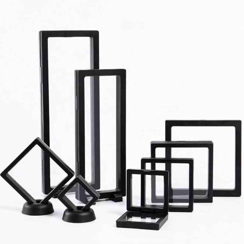 Floating Display Box Factory - Clear case Store Membrane Floating Frame 3d Suspension Jewelry Box