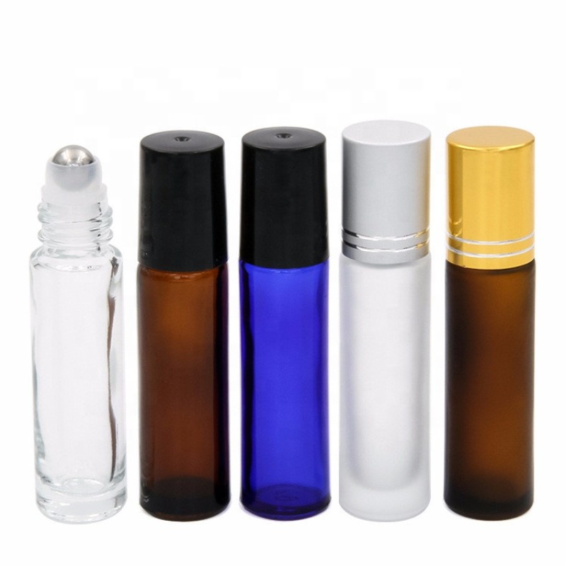 Glass Roll on Bottle Supplier - 5ml-15ml Empty New Glass Perfume Roller Lip Oil Container