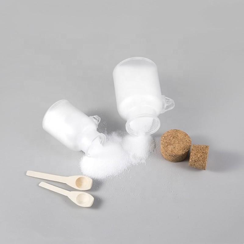 Bath Salt Bottle Manufacturer - 100g-500g 300ml 10oz Matte Skincare Cream Jar Wooden Spoon