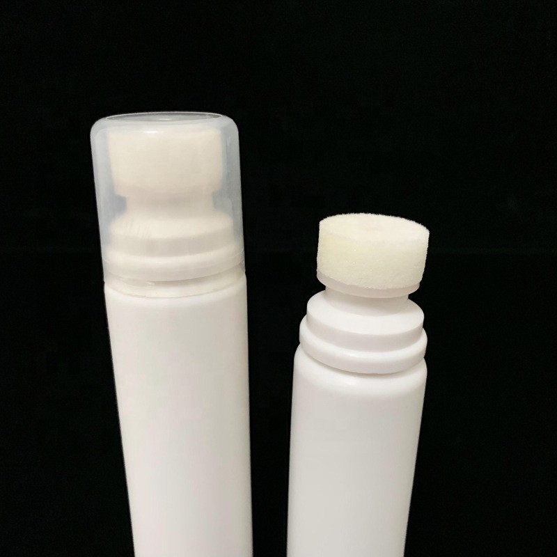 Custom Shoe Polish Bottle Manufacturer - 100ml White Black HDPE Plastic Empty Brush Applicator