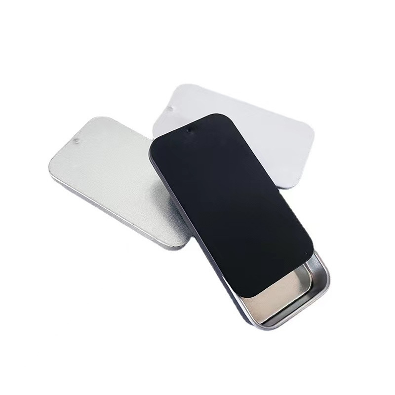 Matte Metal Tin Factory - Wholesale Price Matte Black Metal Packaging Tins Can Boxes with Lid