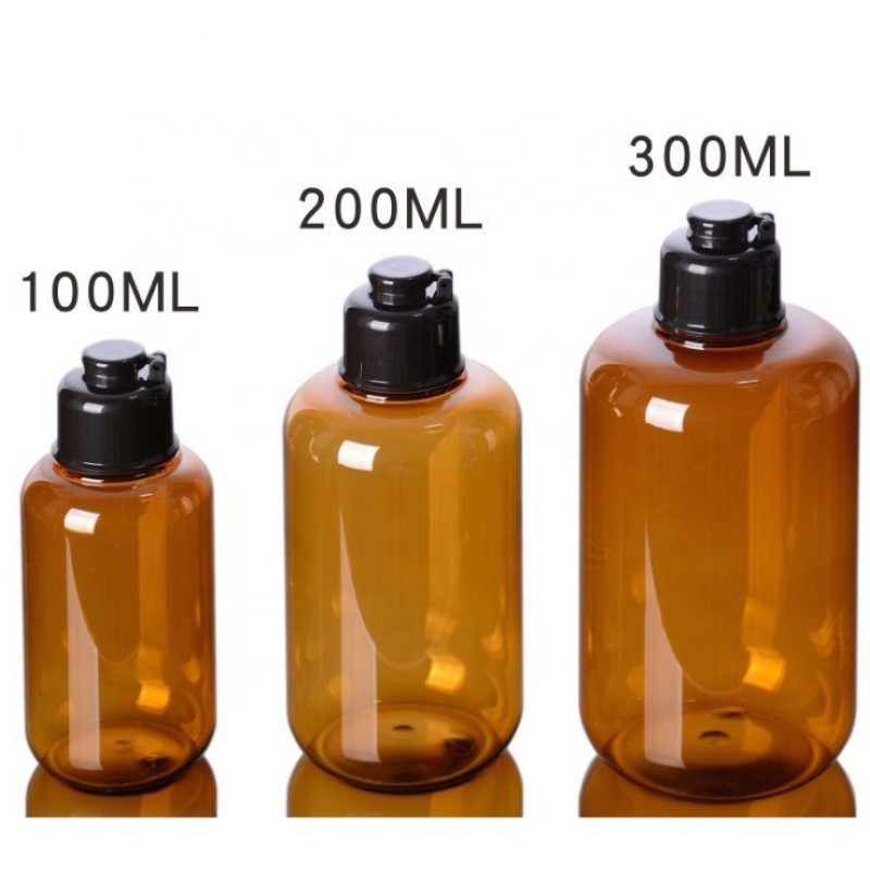 Hydrosol Bottle Supplier - 100ml-300ml BPA Free Clear Amber PET Plastic Skin Care Bottle
