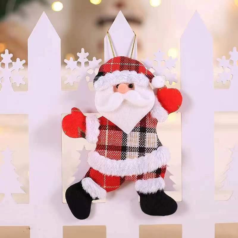 Christmas Ornaments Supplier - Merry Christmas Snowman Tree Toy Decoration Doll Hang Decor