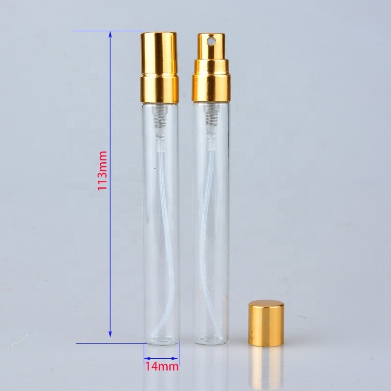 Gift Box Perfume Bottle Supplier - 3ml-10ml Clear Spray Glass Perfume Bottle Vials with Box