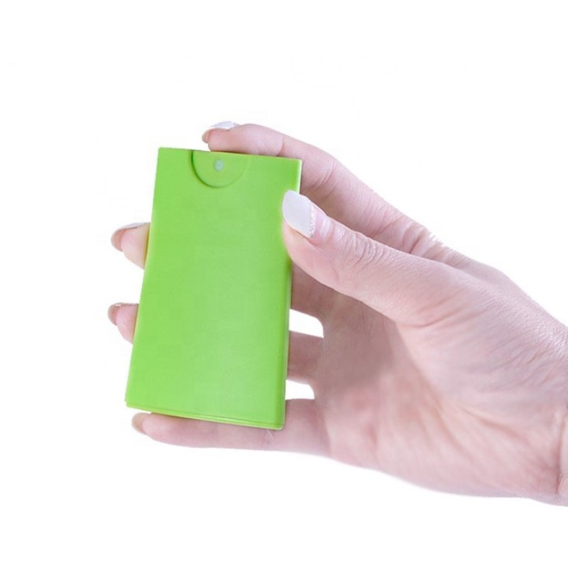 Credit Card Spray Bottle Factory - 20ml Plastic Perfume Hand Sanitizer Mist Sprayer