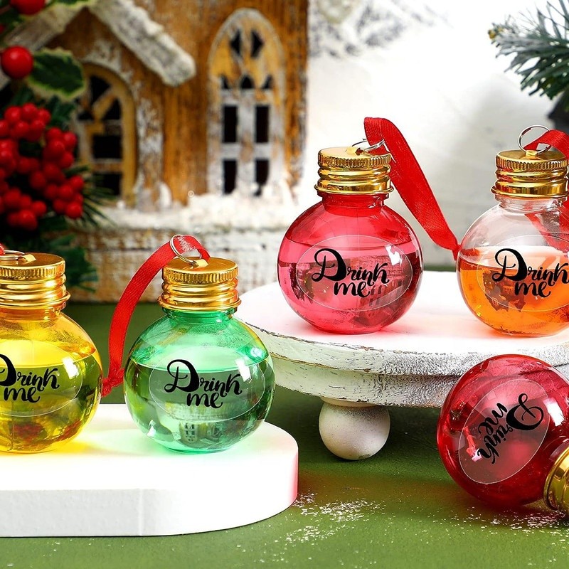 Christmas Bell Bottle Factory - Factory Outlet 50ml PET Christmas Decorative Bell Plastic Bottle