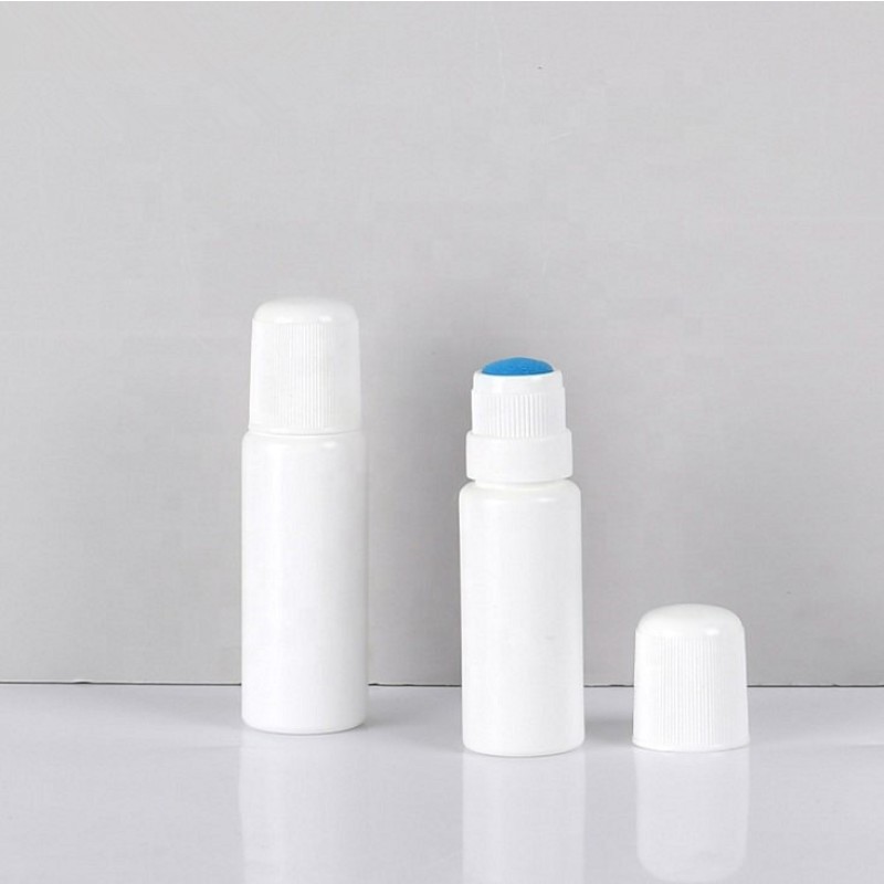 Liquid Applicator Bottle Supplier - 30ml-100ml Liquid Sponge Top Head Applicator with Screw Cap