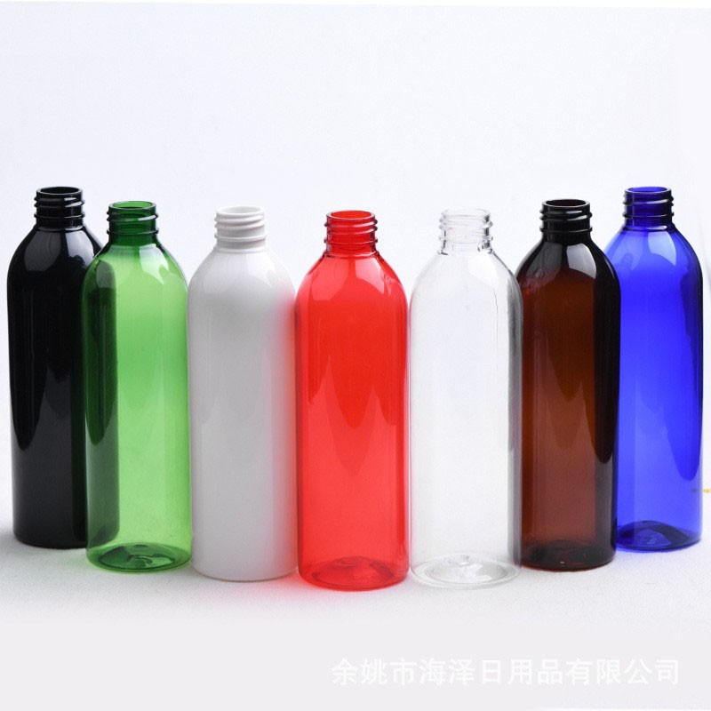 Flip Top Cap Bottle Manufacturer - 8oz 250ml Black Amber White PET Transparent Squeeze Gel Bottle