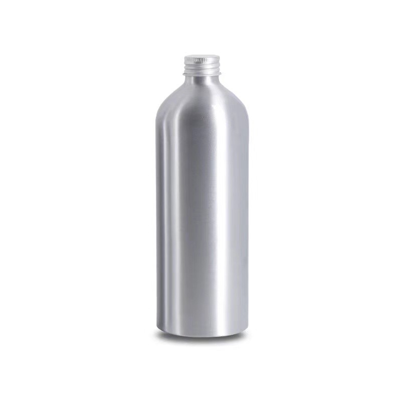 Metal Packaging Bottle Manufacturer - 300ml-500ml Empty Aluminum Cosmetic Water Drinking Lotion