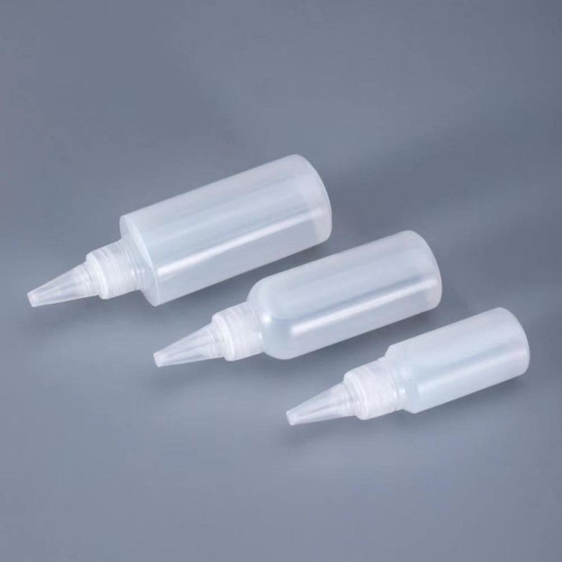 Squeeze Bottle Manufacturer - PE Plastic Tattoo Ink Empty Cylinder Condiment Lotion Bottle