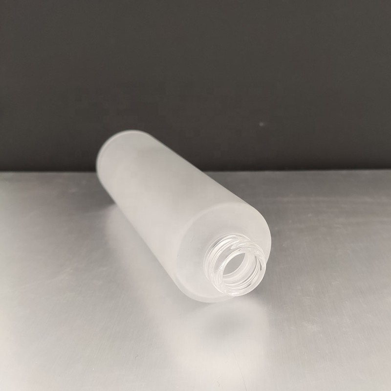 Bamboo Pump Bottle Manufacturer - 60ml 100ml 2oz Glass Lotion Spray Bottle with Bamboo Lid