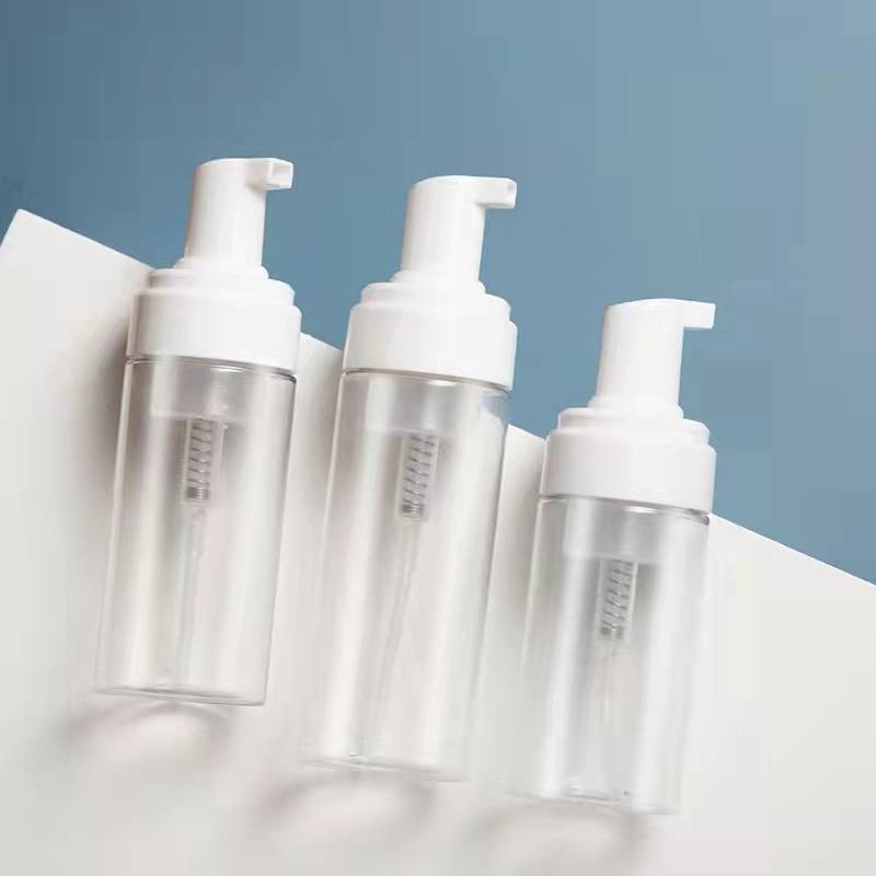 Foam Pump Bottle Manufacturer - 100ml-250ml PET White Transparent Soap Foam Dispenser Pump