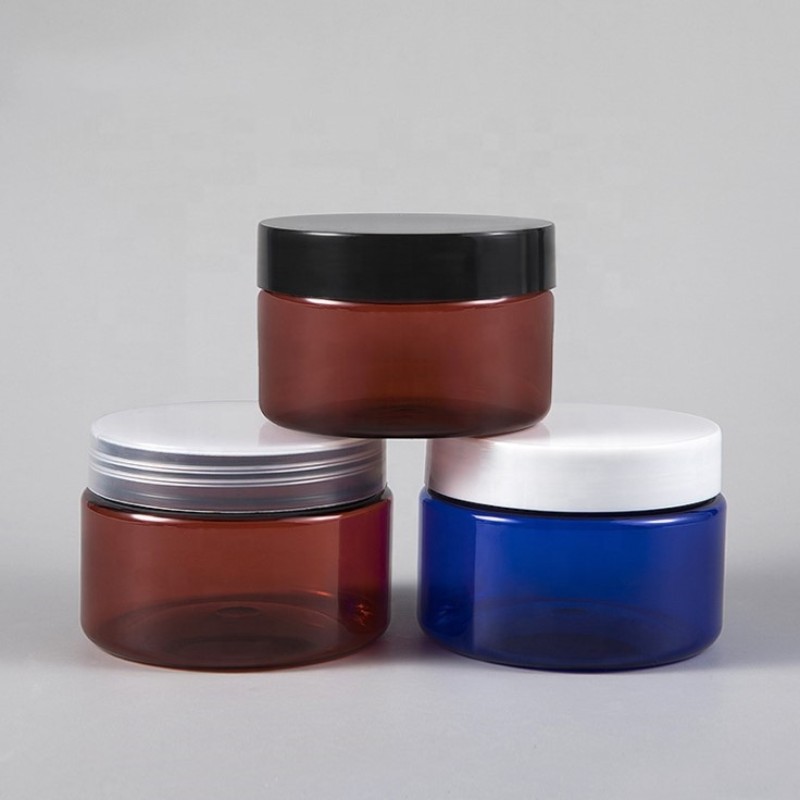 Cosmetic Cream Jar Manufacturer - 100g-150g 3oz-5oz PET Plastic Wide Mouth Beauty Container