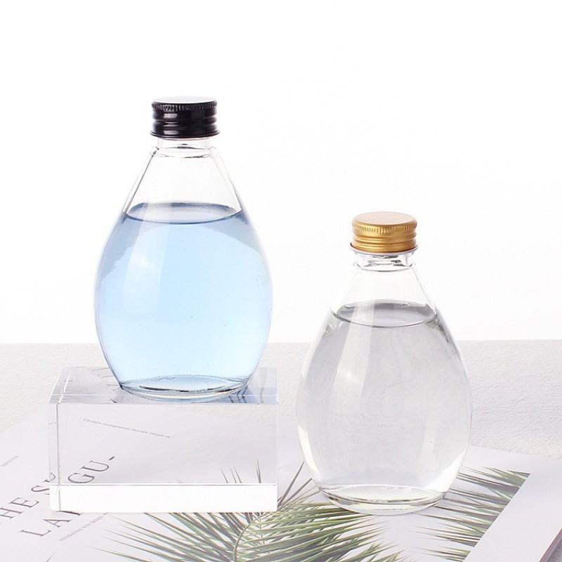 Glass Juice Bottle Manufacturer - 100ml-500ml Glass Juice Packaging Bottle Beverage Milk Bottle