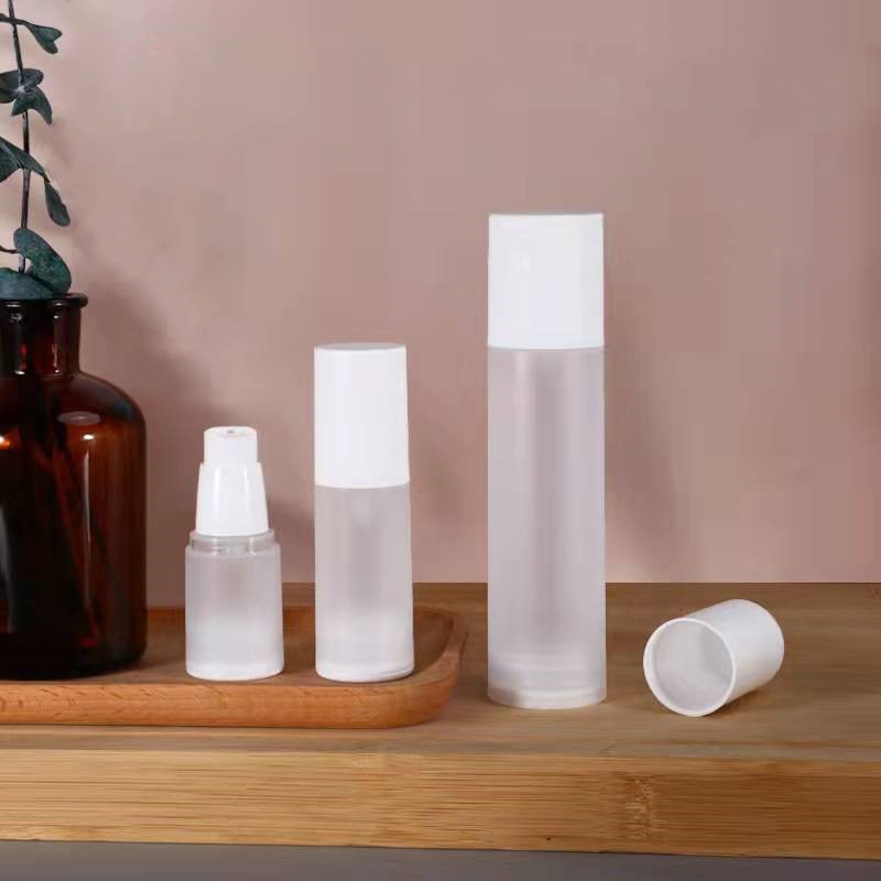 Vacuum Airless Pump Bottle Factory - 100ml Frosted Empty PP Plastic Skin Care Packaging