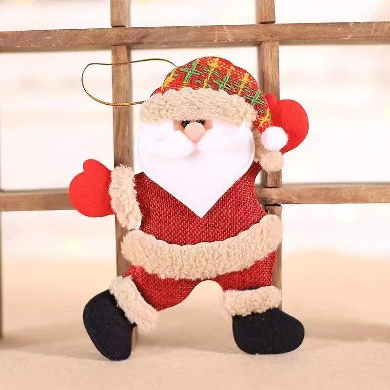 Christmas Ornaments Supplier - Merry Christmas Snowman Tree Toy Decoration Doll Hang Decor