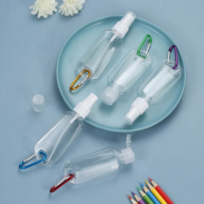 Travel Spray Bottle Manufacturer - 30ml 50ml 1.6oz Keychain Refillable Squeeze Tube with Flip Cap