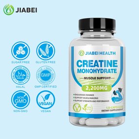 Creatine Monohydrate Capsules Manufacturer - Low-Sugar Formula for Adult Muscle Growth, OEM & Private Label