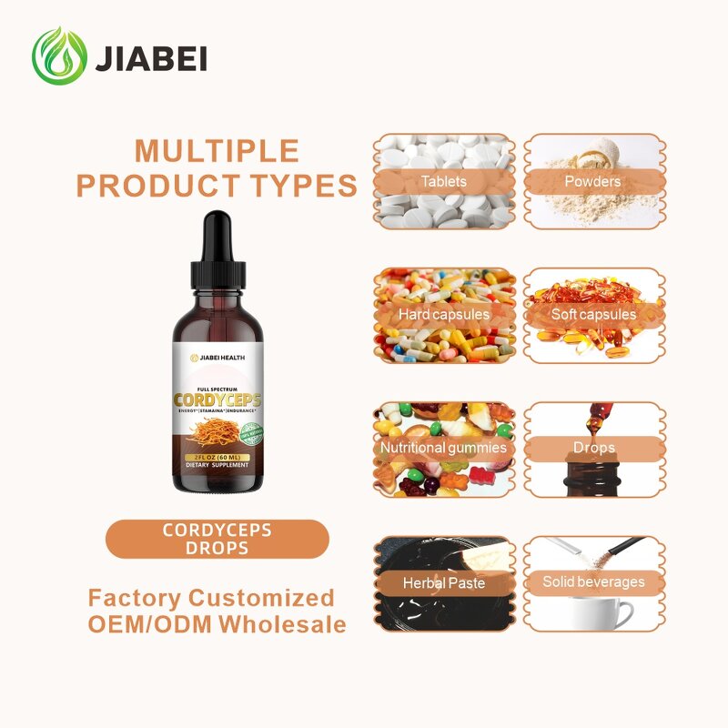 Cordyceps Drops Manufacturer - Customized OEM/ODM Extracts for Immune & Kidney Support