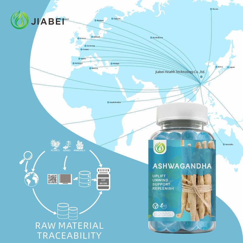 Ashwagandha Gummy Supplements Manufacturer - Stress Relief & Sleep Support for Adults