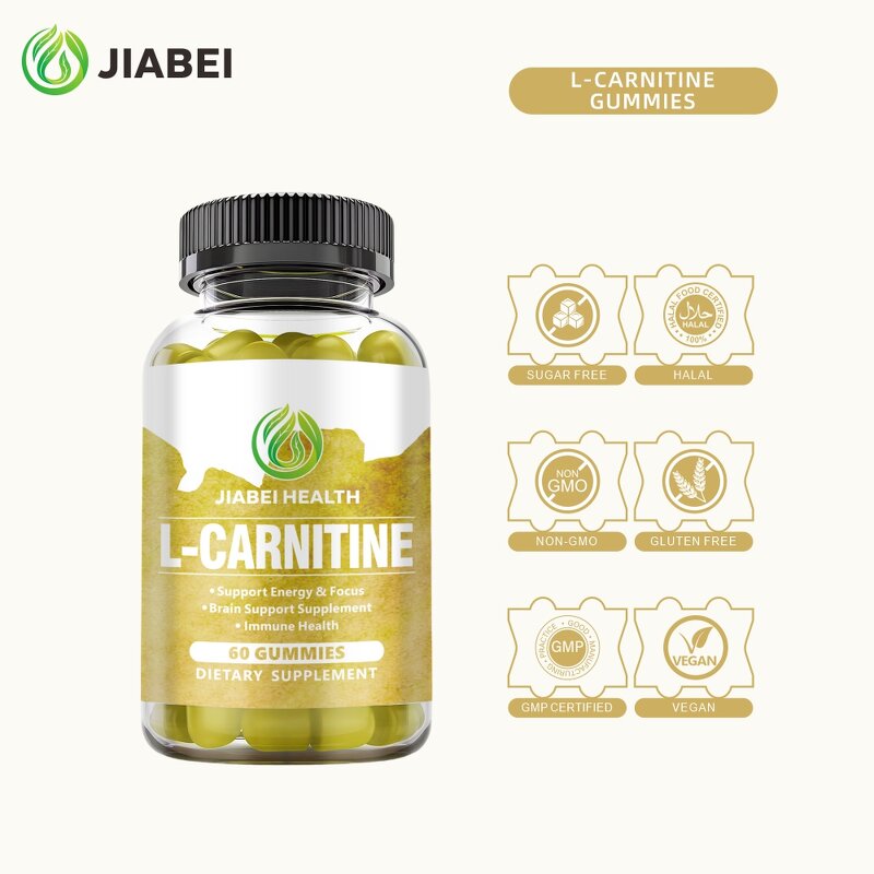 L-Carnitine Gummies Manufacturer - Adult Energy & Focus Brain Support Supplement
