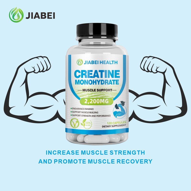 Creatine Monohydrate Capsules Manufacturer - Low-Sugar Formula for Adult Muscle Growth, OEM & Private Label