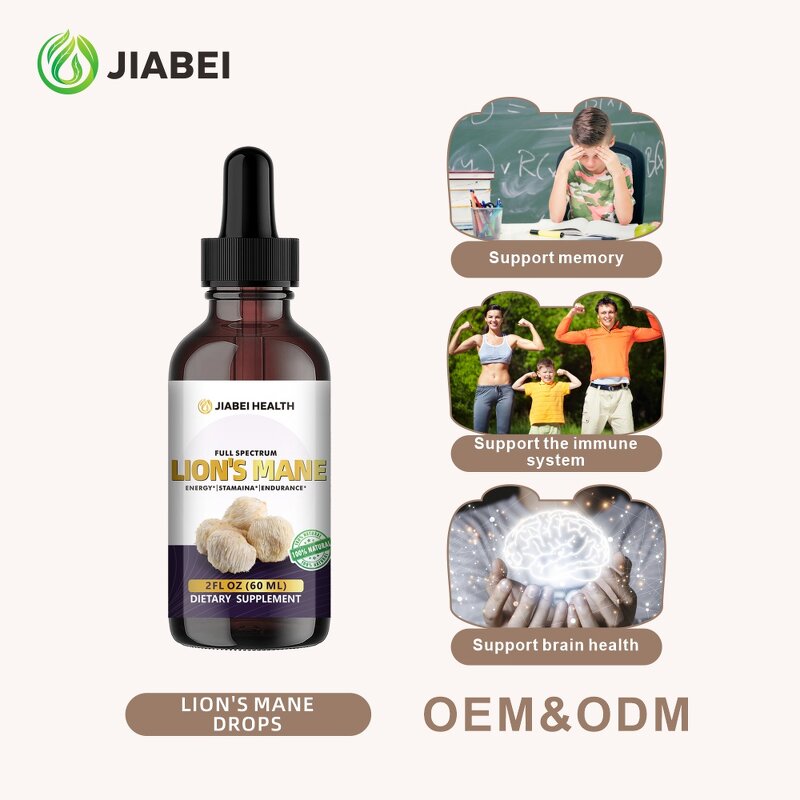 Lion's Mane Extract Manufacturer - Custom Drops for Brain & Immune Support, Certified Quality