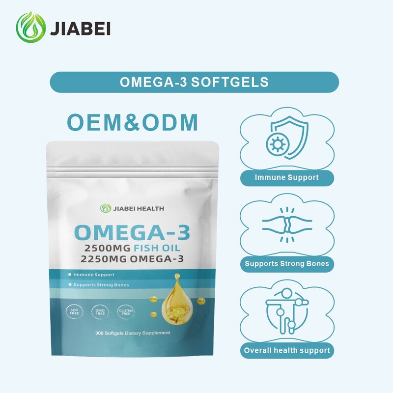 Omega-3 Softgels Manufacturer - Immune & Bone Health Support, Custom Label OEM/ODM