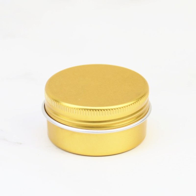Aluminum Cosmetic Jars Supplier - 5ml-200ml Round Screw Cap Matte Jars