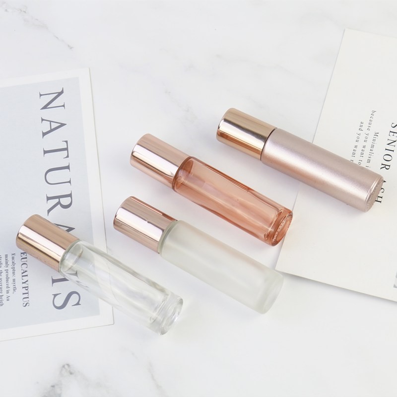Rose Gold Roll On Bottles Supplier - 5ml-10ml Essential Oil Glass Bottles