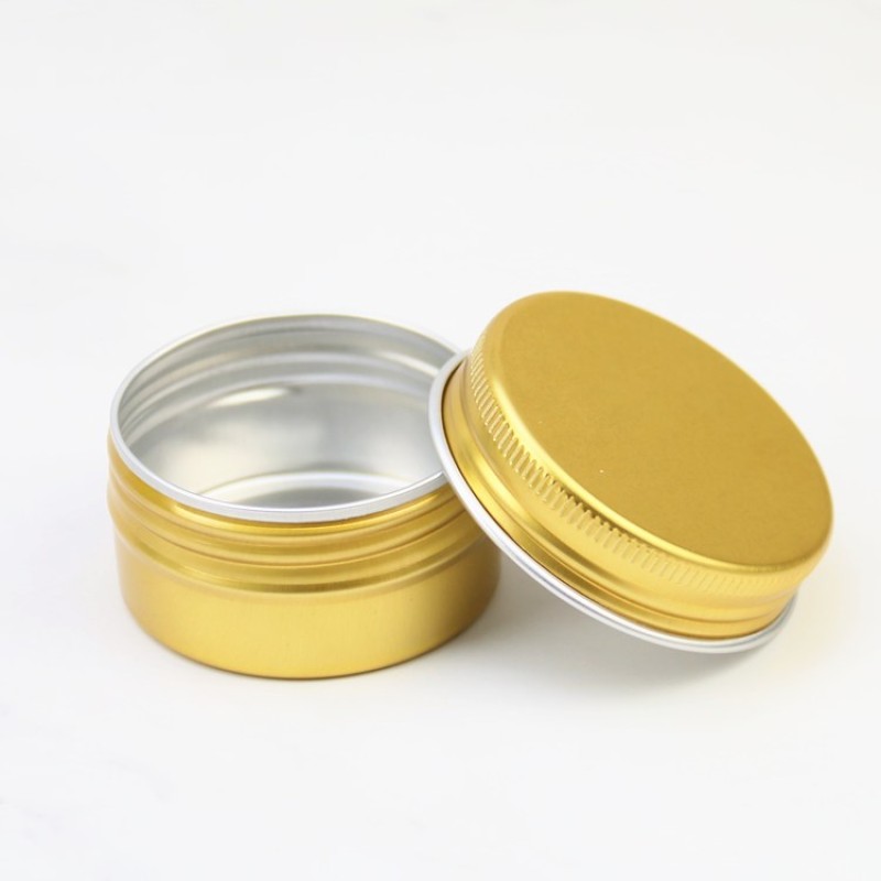 Aluminum Cosmetic Jars Supplier - 5ml-200ml Round Screw Cap Matte Jars