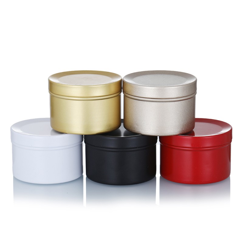 Metal Tin Jars Manufacturer - 50ml Round Candy Coffee Tea Container