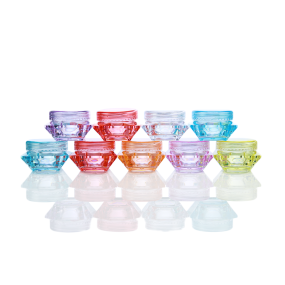 Plastic Cream Jars Factory - 3g-10g Nail Decoration Lip Balm Jars