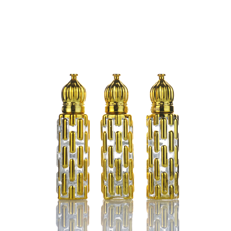 Gold Roll On Bottles Factory - 10ml Arabian Oud Essential Oil Bottles