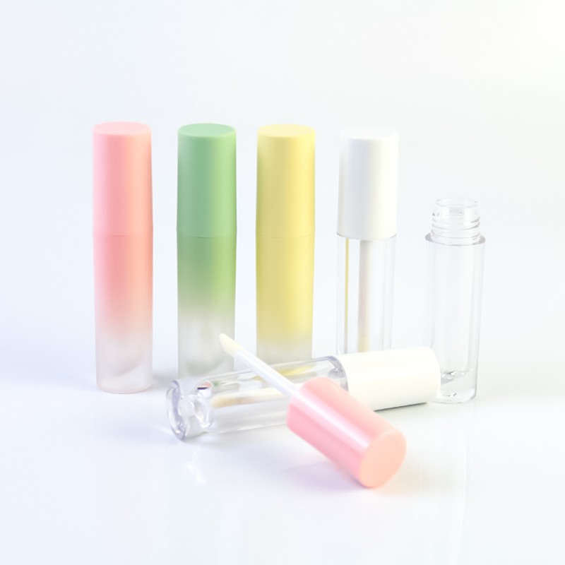 Lip Gloss Containers Manufacturer - Custom Clear Shaped Lip Gloss Packaging Tube