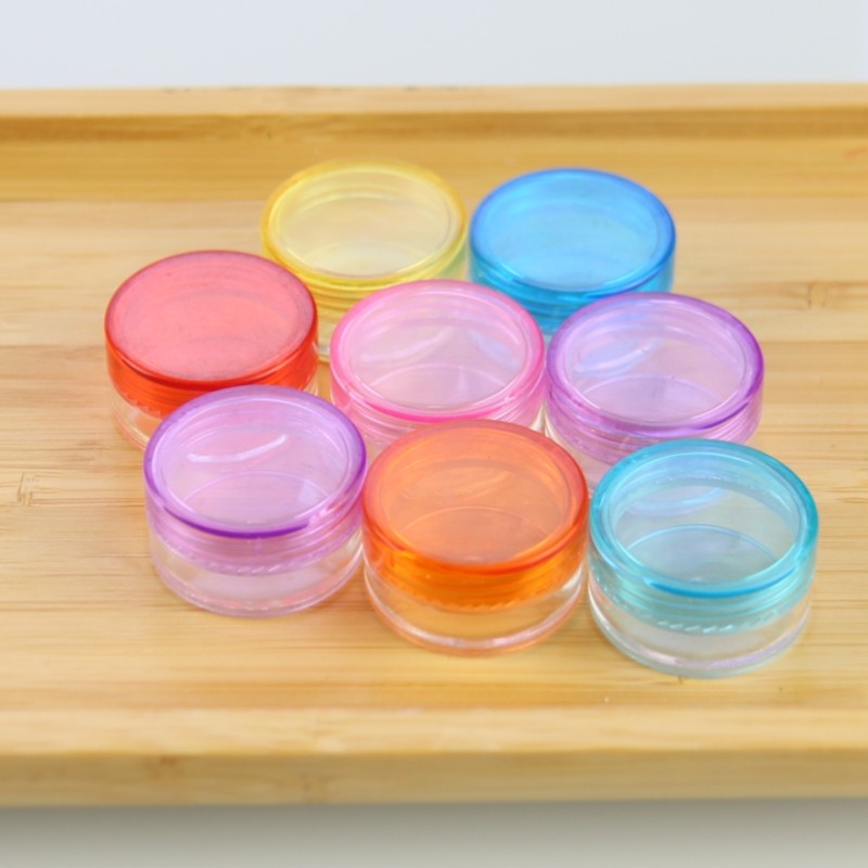 Plastic Cream Jars Factory - 3g-10g Nail Decoration Lip Balm Jars